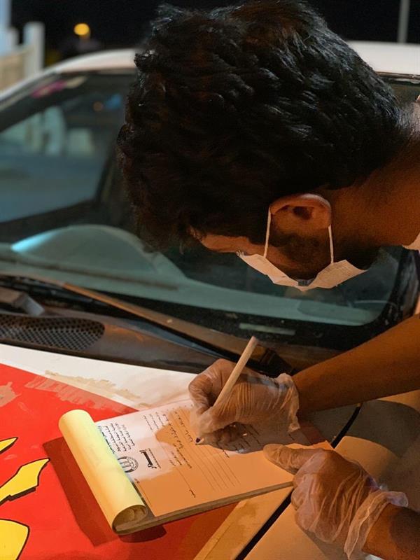 إنذار 21 من سائقي التطبيقات الإلكترونية بتبوك لمخالفتهم الاشتراطات الصحية