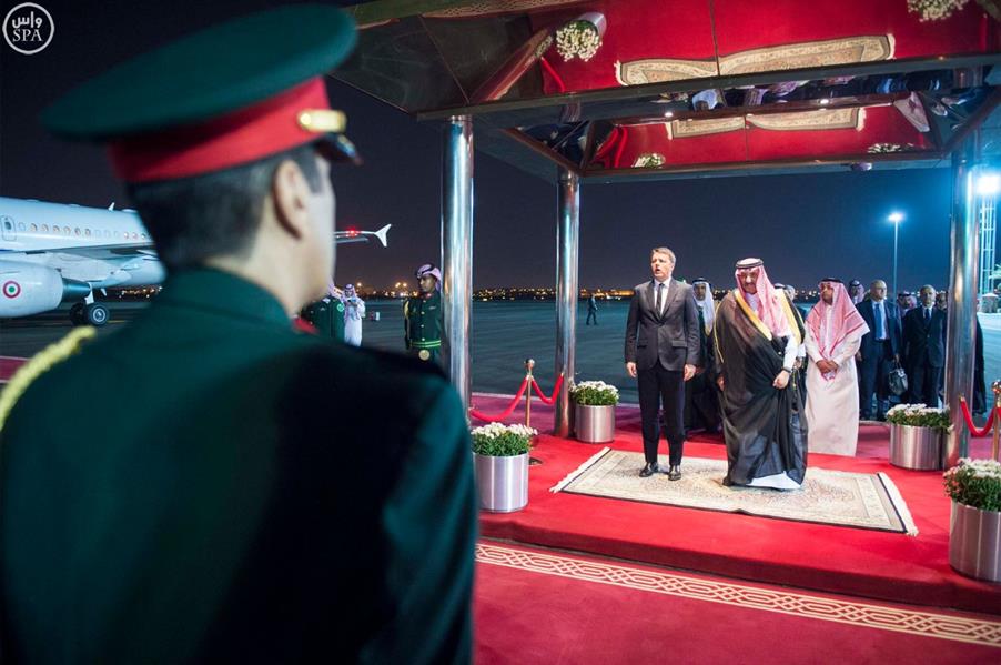 رئيس وزراء جمهورية إيطاليا يصل الرياض رئيس وزراء جمهورية إيطاليا يصل الرياض
