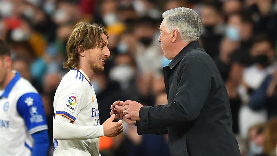 أنشيلوتي ومودريتش