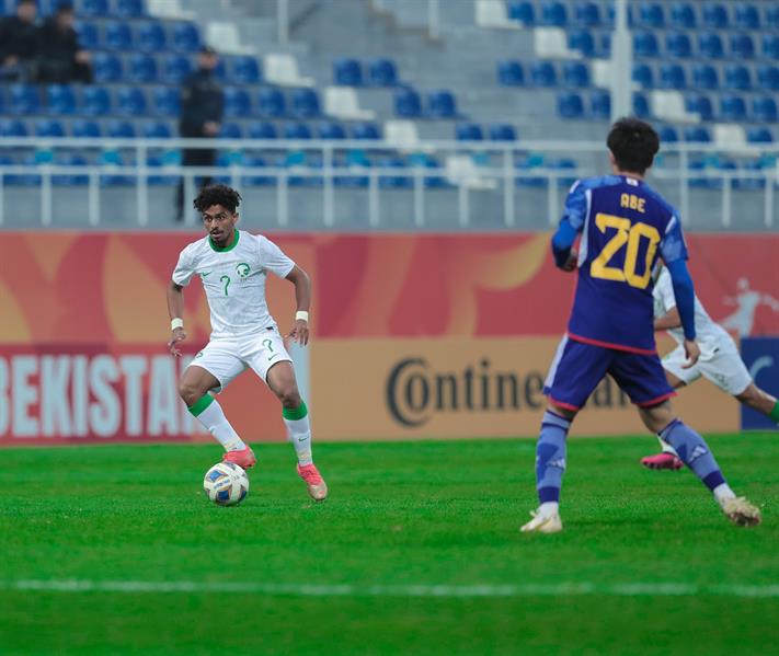 أخضر تحت 20 عامًا يخسر بثنائية أمام اليابان أخضر تحت 20 عامًا يخسر بثنائية أمام اليابان