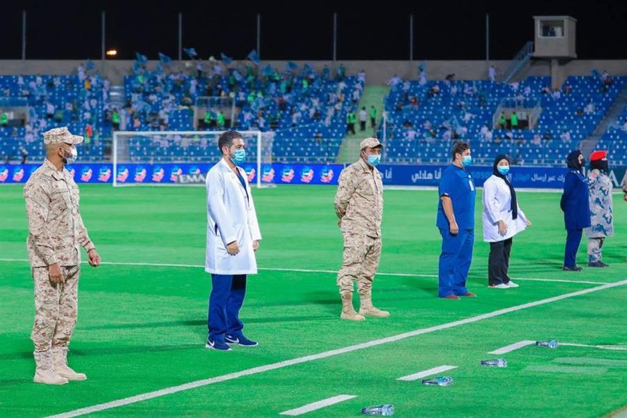 ممر شرفي لأبطال الأمن والصحة