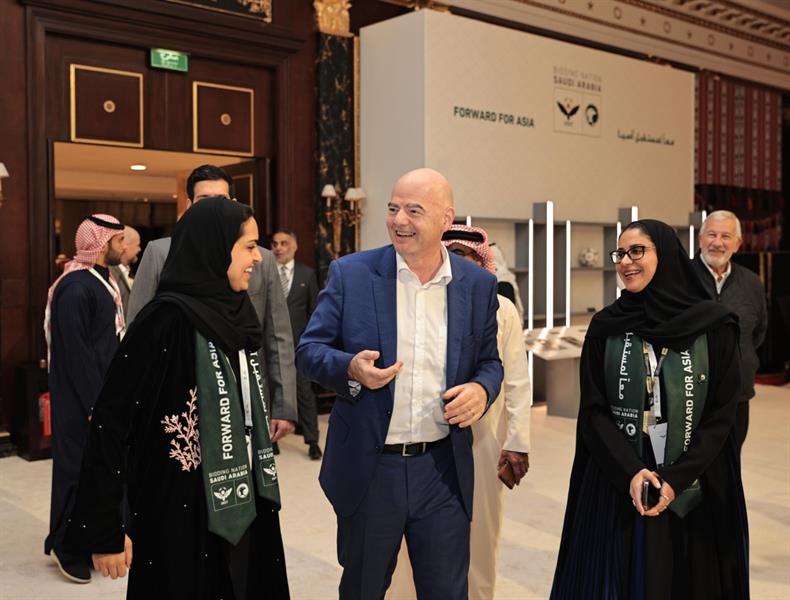 إنفانتينو يزور البيت السعودي في إنفانتينو يزور البيت السعودي في