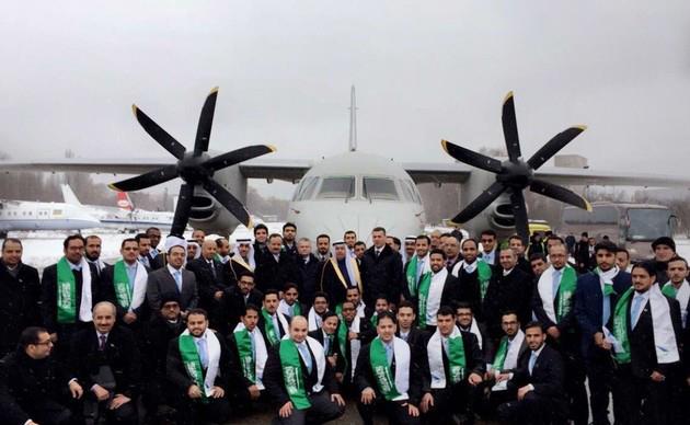 شاهد.. تدشين الطائرة السعودية ـ الأوكرانية 