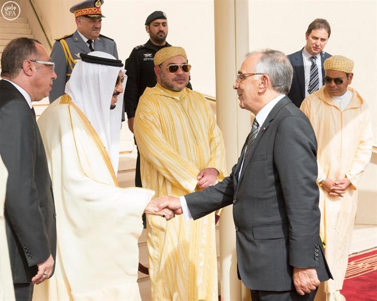  خادم الحرمين الشريفين يستقبل الملك محمد السادس ملك المغرب