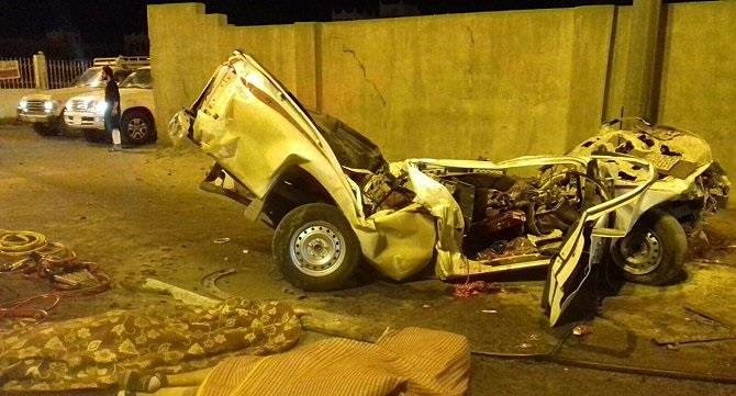 حادث مروع على طريق أبها خميس مشيط حادث مروع على طريق أبها خميس مشيط