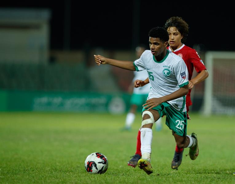 أخضر الناشئين يتأهل لربع نهائي كأس العرب بسداسية في مرمى لبنان