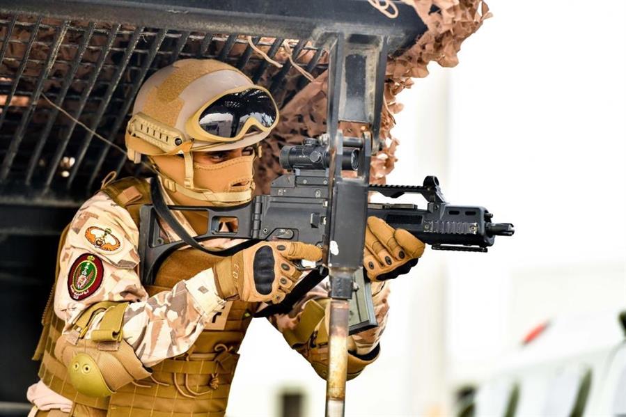 جانب من التمرين