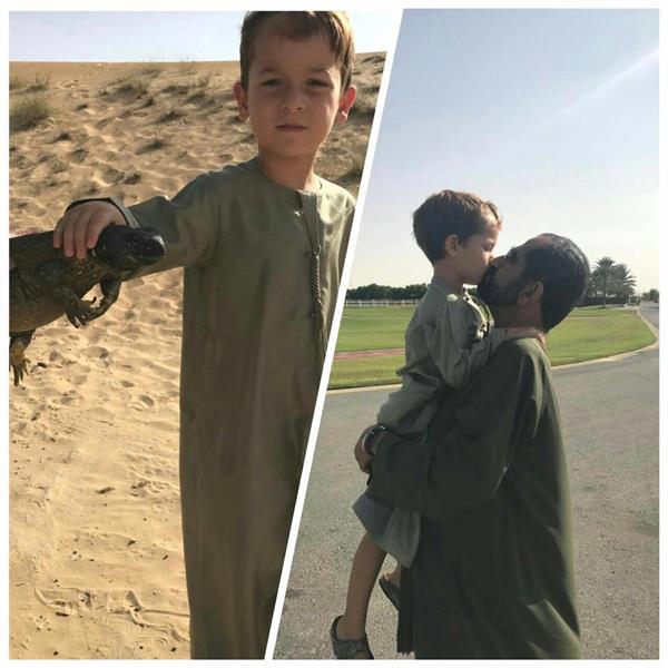 شاهد.. محمد بن راشد يعلم نجله زايد الحياة البرية.. والأخير ينجح في اصطياد شاهد.. محمد بن راشد يعلم نجله زايد الحياة البرية.. والأخير ينجح في اصطياد