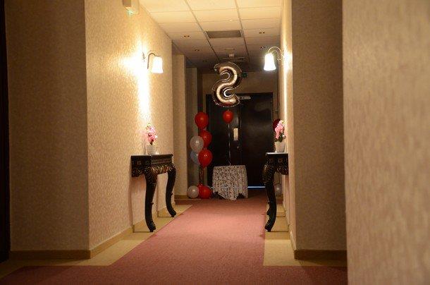 تجهيزات فاخرة في احتفال 