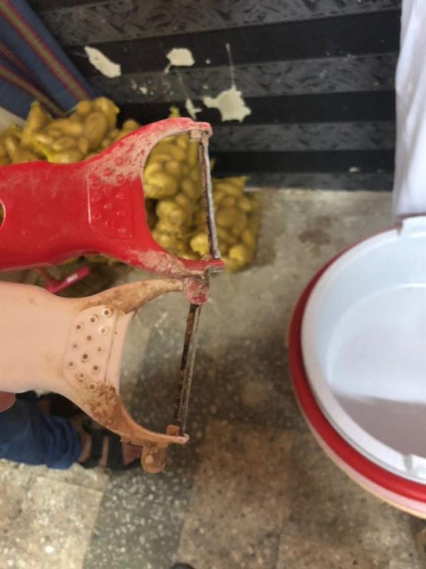 ضبط عمالة تجهز البطاطس