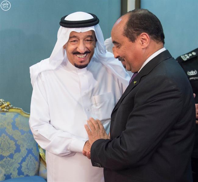 خادم الحرمين يستقبل قادة الدول المشاركة في تمرين رعد الشمال