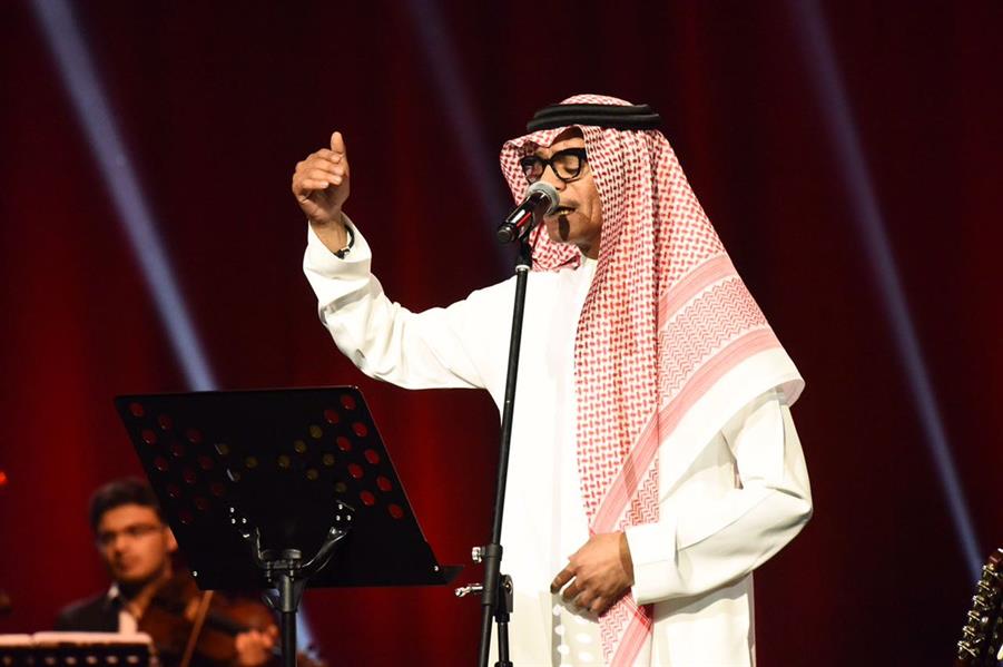 الحفل الغنائي لخالد عبدالرحمن ورابح صقر أمس بالرياض