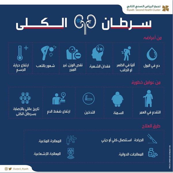 كل ما تريد معرفته عن سرطان الكلى.. أعراضه وعوامل خطورته وطرق علاجه كل ما تريد معرفته عن سرطان الكلى.. أعراضه وعوامل خطورته وطرق علاجه