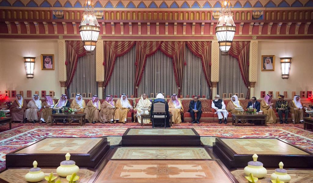 خادم الحرمين الشريفين يستقبل رئيسة وزراء بنجلاديش خادم الحرمين الشريفين يستقبل رئيسة وزراء بنجلاديش