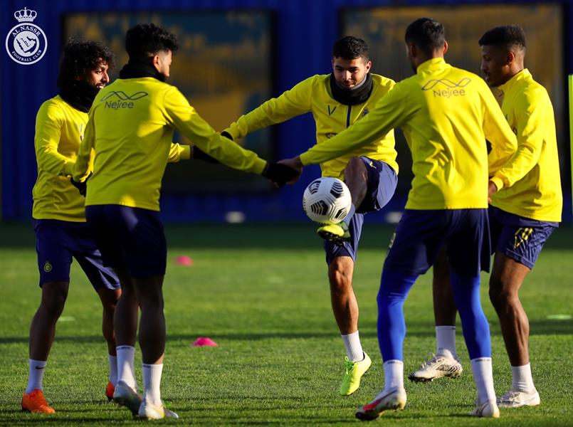 التدريب الرئيسي للنصر قبل مواجهة الاتحاد