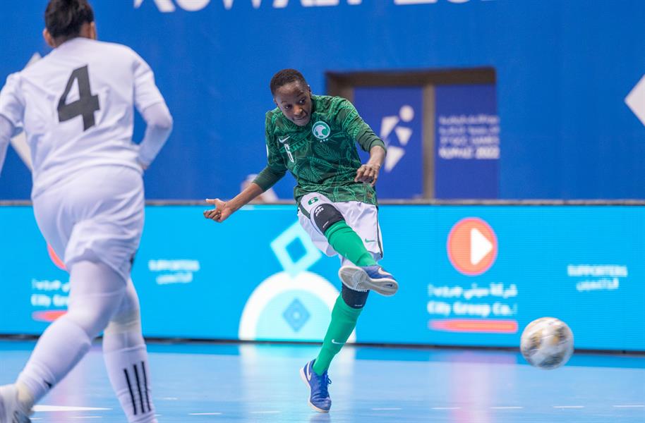 أخضر السيدات لكرة الصالات يفوز ببرونزية دورة الألعاب الخليجية 