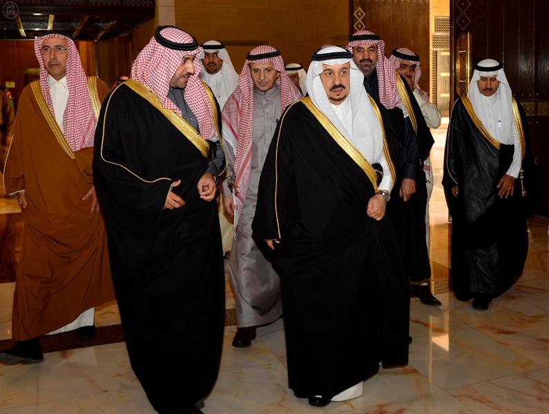 تركي بن عبدالله يتقدم مستقبلي أمير الرياض فيصل بن بندر