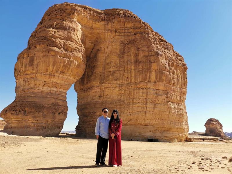 السفير الصيني يلفت النظر لوجه شبه بين الطبيعة في المملكة وبلاده السفير الصيني يلفت النظر لوجه شبه بين الطبيعة في المملكة وبلاده