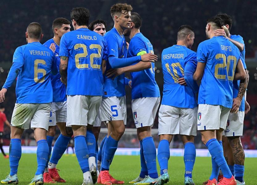 إيطاليا تفوز بثلاثية وديًا أمام ألبانيا (صور) إيطاليا تفوز بثلاثية وديًا أمام ألبانيا (صور)