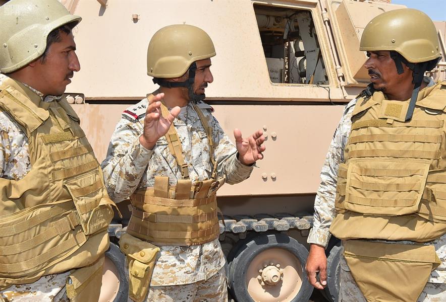 بالصور.. جنود القوات البرية السعودية على الحد الجنوبي.. قوة وشجاعة لصد ودحر المعتدين