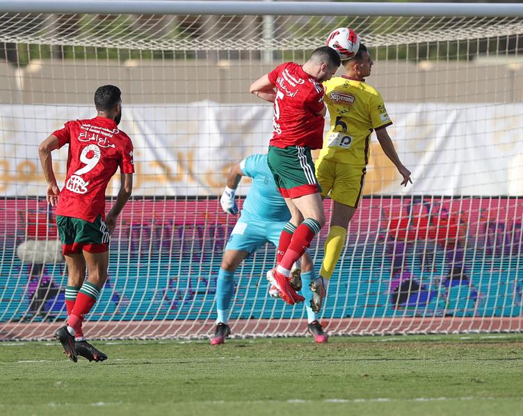 مباراة سابقة بين الاتفاق والحزم