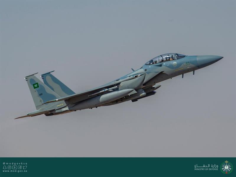 القوات الجوية السعودية والأمريكية تستعرضان القدرة على اعتراض وتدمير الطائرات المسيرة في تمرين مشترك القوات الجوية السعودية والأمريكية تستعرضان القدرة على اعتراض وتدمير الطائرات المسيرة في تمرين مشترك