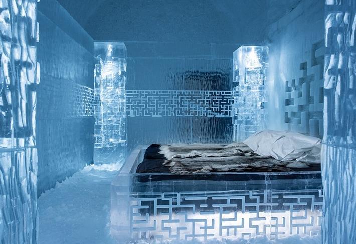 بالصور.. من داخل الفندق الجليدي في السويد حيث لا مكان للدفء بالصور.. من داخل الفندق الجليدي في السويد حيث لا مكان للدفء
