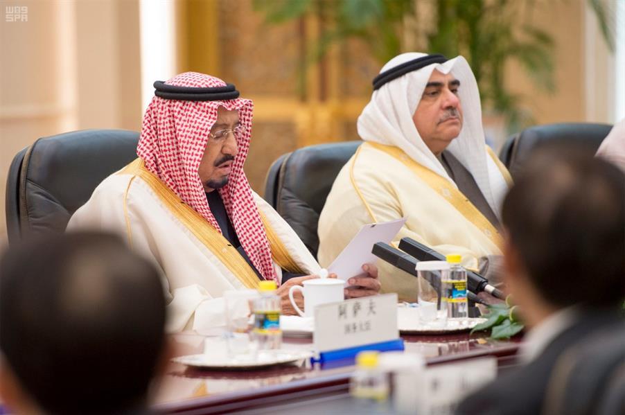 خادم الحرمين الشريفين و رئيس مجلس الدولة بجمهورية الصين يعقدان جلسة مباحثات
