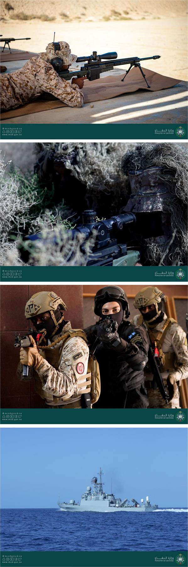 فرضيات قتالية ومناورات في التمرين المشترك بين البحرية السعودية ونظيرتها المصرية