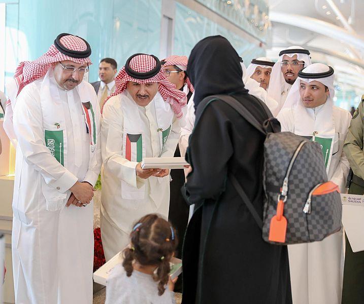 مطارات المملكة تحتفل باليوم الوطني الكويتي الـ 59