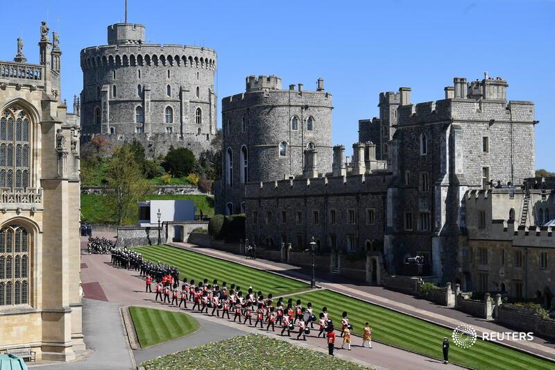 مراسم تشييع جثمان الأمير فيليب في قلعة ويندسور