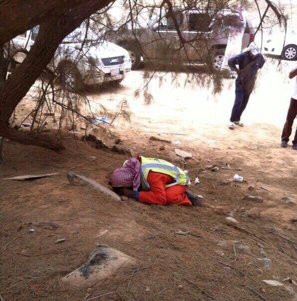 وفاة عامل نظافة أثناء أداء عمله