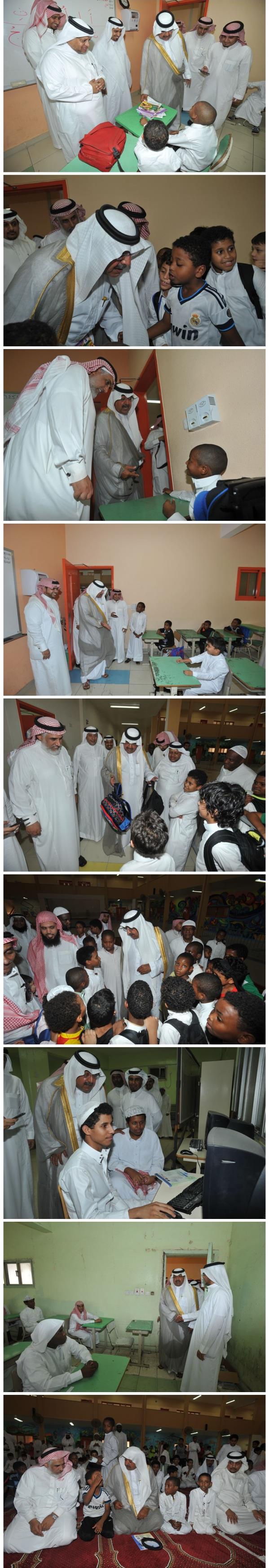 وزير التربية يفاجئ  مدارس جنوب جدة 