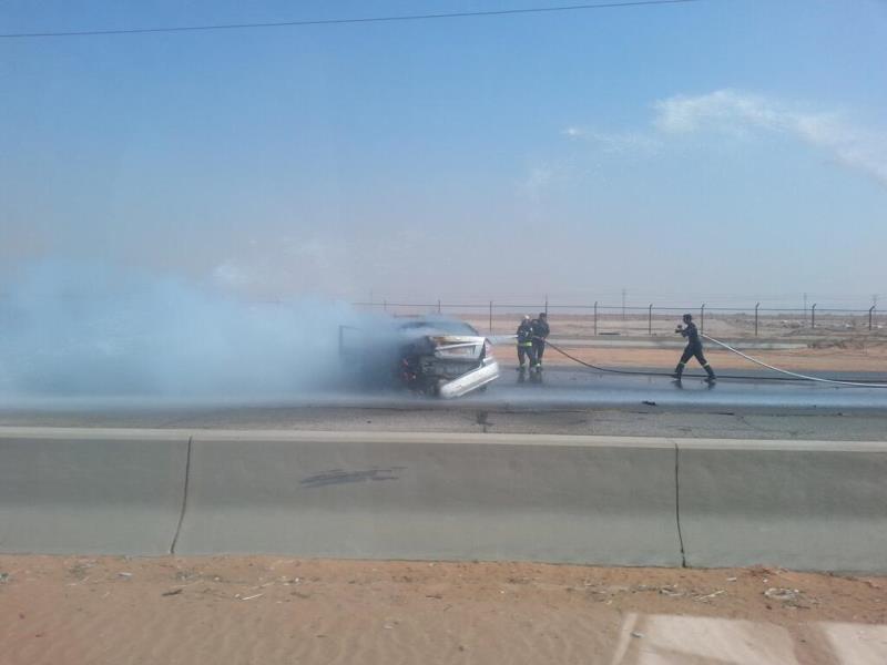 الصور المتداولة عن حادث طريق الخرج