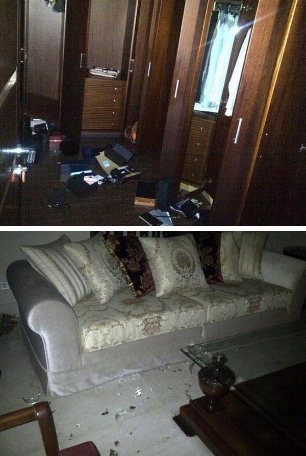 اقتحام فيلا فضل شاكر وتكسير محتوياتها