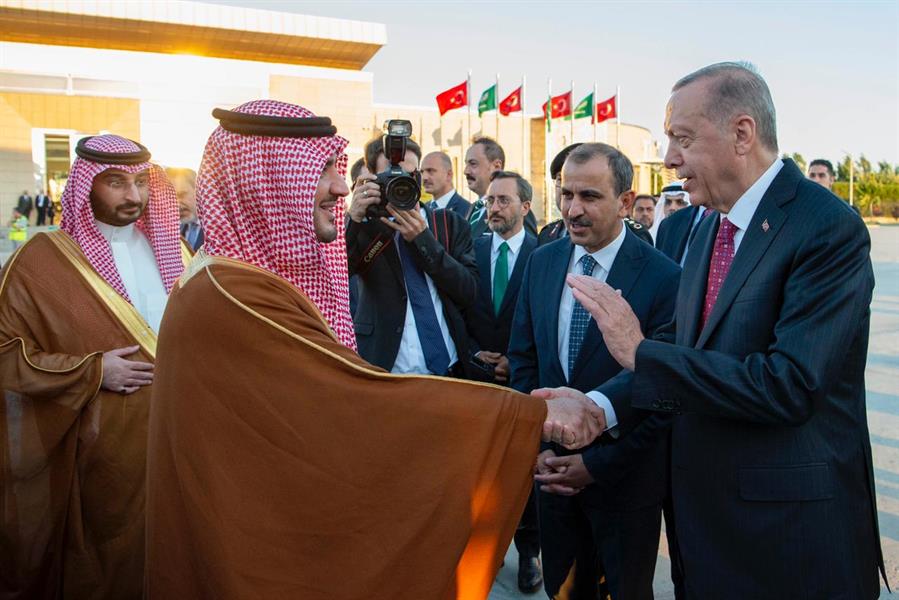 ولي العهد يغادر العاصمة التركية 