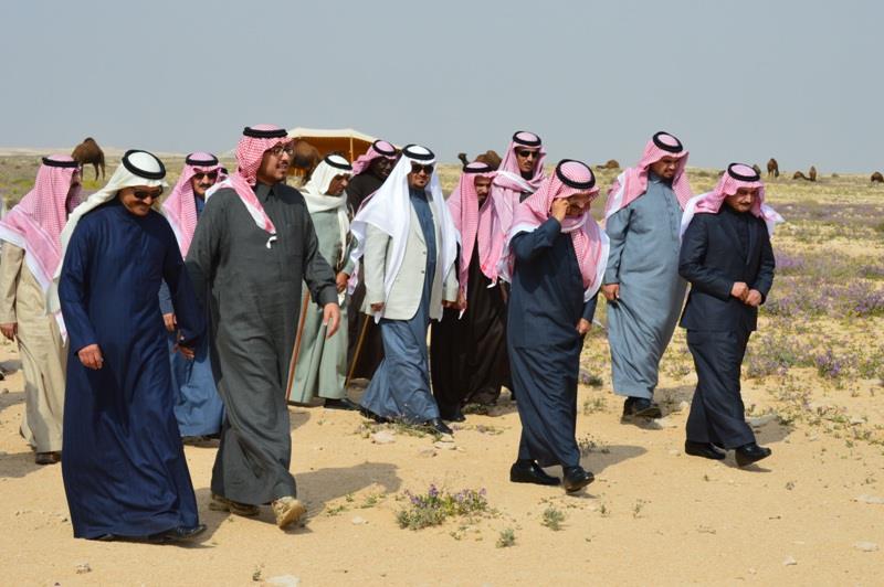 امير الرياض في زيارة للمهندس سعود الدويش