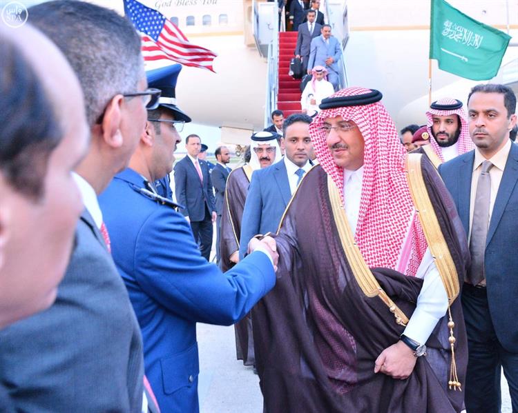 ولي العهد يصل إلى الولايات المتحدة الأمريكية