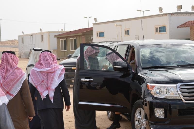 امير الرياض في زيارة للمهندس سعود الدويش