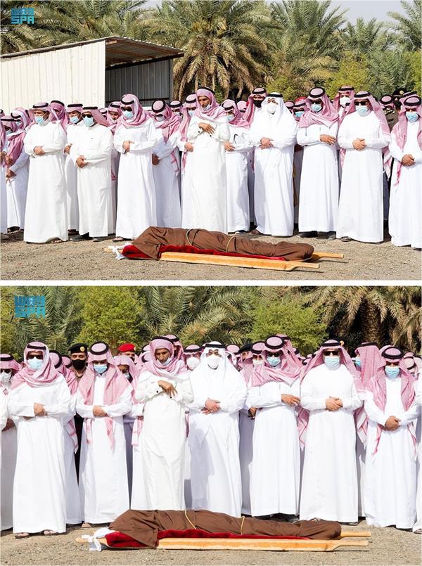 صلاة الميت على المستشار الخاص والمشرف على مكتب سمو أمير المنطقة