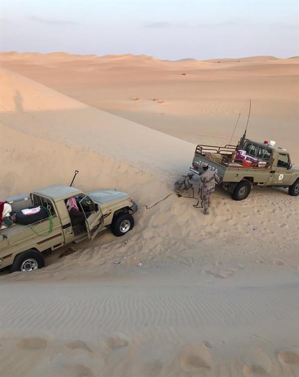 لحظة عثور رجال 