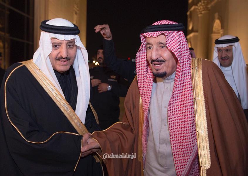 بالصور.. خادم الحرمين يشرّف حفل زواج ابني الأمير أحمد بن عبدالعزيز