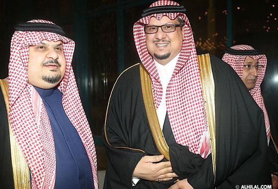 عبدالرحمن بن مساعد يزف كريمته لمحمد بن خالد