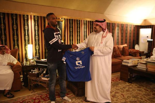 الامير عبدالرحمن بن مساعد ومحمد الجحفلي