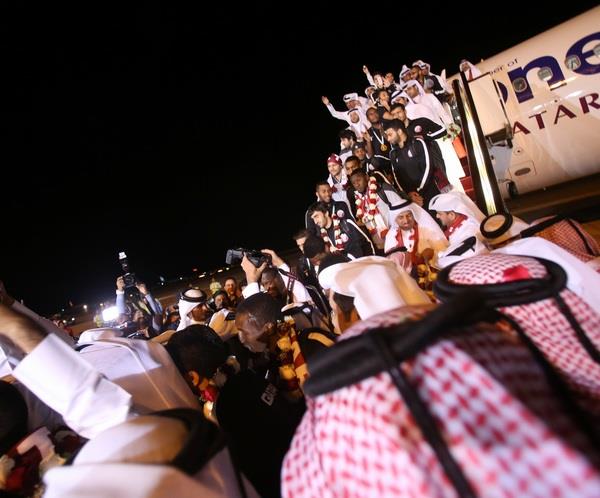 المنتخب القطري الفائز في خليجي 22