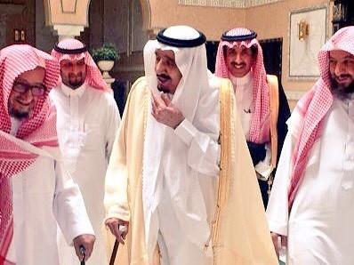 زيارة الملك سلمان للشيخ الشثري زيارة الملك سلمان للشيخ الشثري