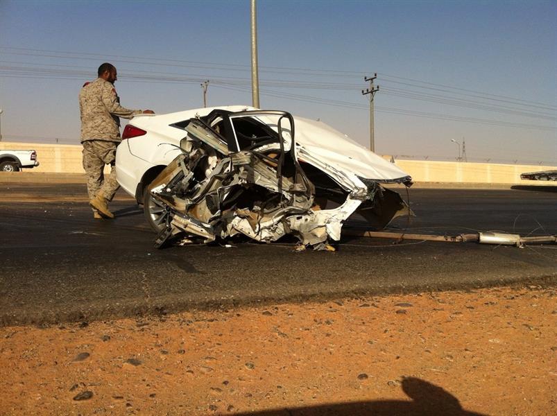 السيارة بعد الحادث