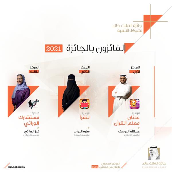 الأمير فيصل بن خالد يعلن الفائزين بجائزة الملك خالد لعام 2021.. وتسليم الجوائز بحضور الملك سلمان