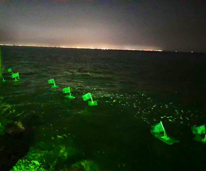 90 طوفاً مصغراً ومضيئاً بكورنيش الدمام ابتهاجاً بـاليوم الوطني للمملكة 