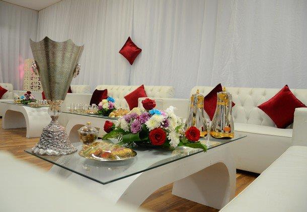 تجهيزات فاخرة في احتفال 